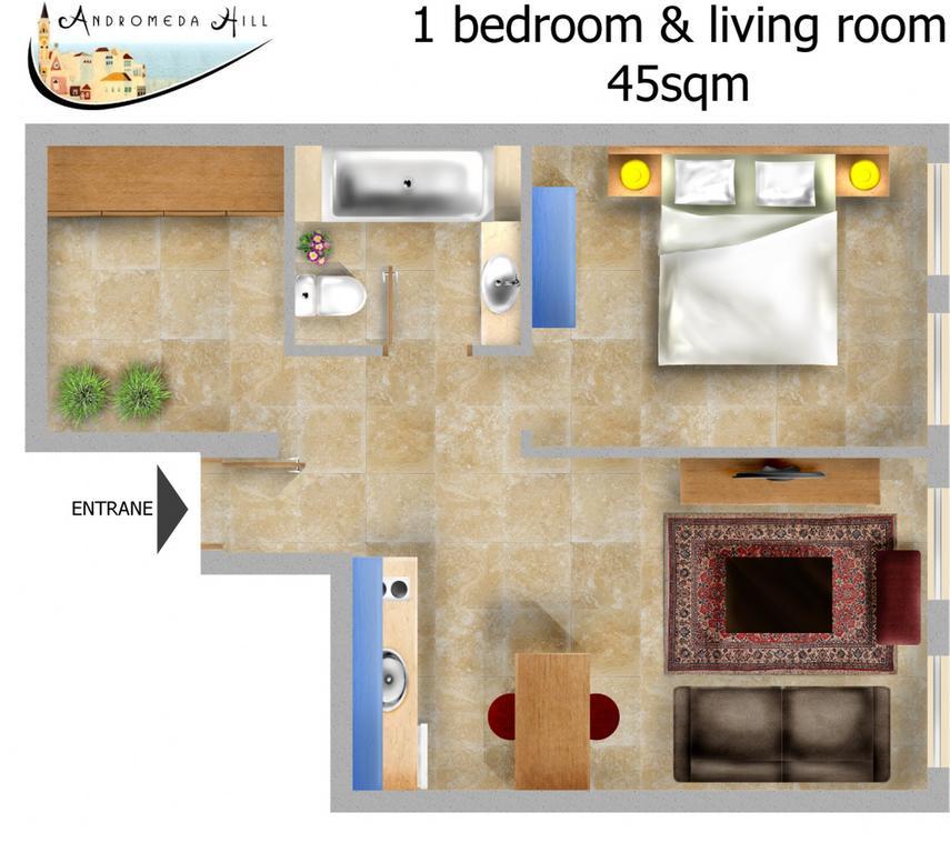 Andromeda Hill Apartments And Spa Τελ Αβίβ Δωμάτιο φωτογραφία
